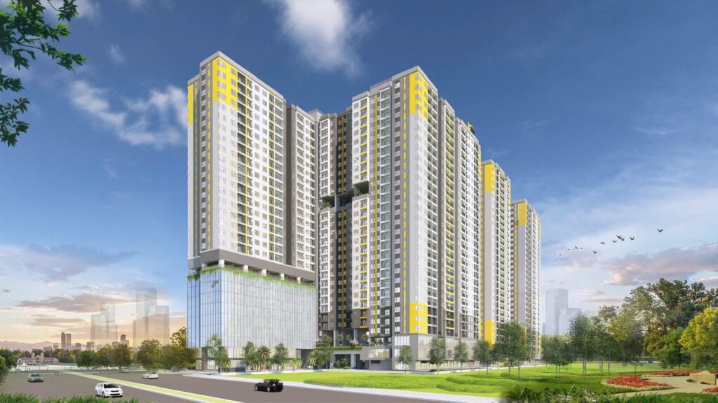 Phối cảnh dự án Bcons Newsky