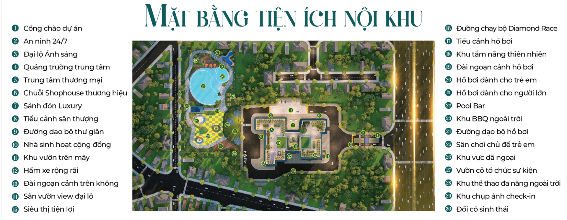 DIAMOND BOULEVARD 23 Tien ich can ho Diamond Boulevard Thuan An