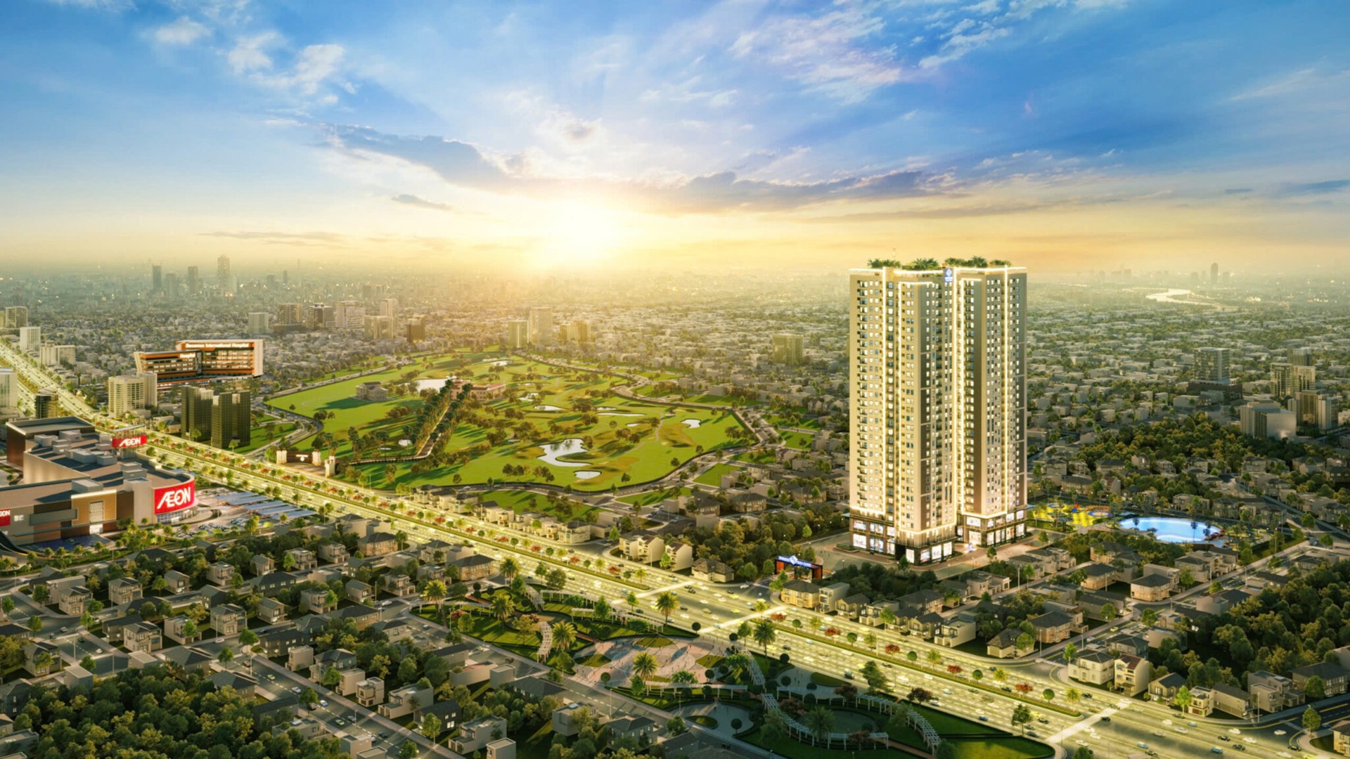 DIAMOND BOULEVARD 18 Tong the du an Diamond Boulevard