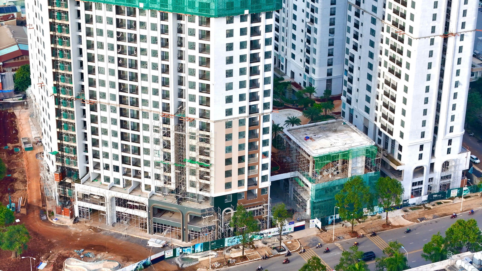 Cap nhat tien do xay dung Green Skyline thang 11 7